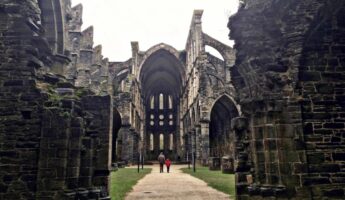 Abbaye de Villers en hiver
