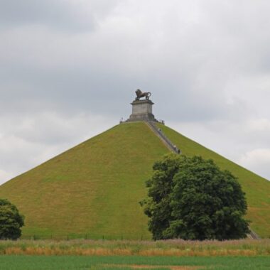Butte du lion, champ de bataille de Waterloo