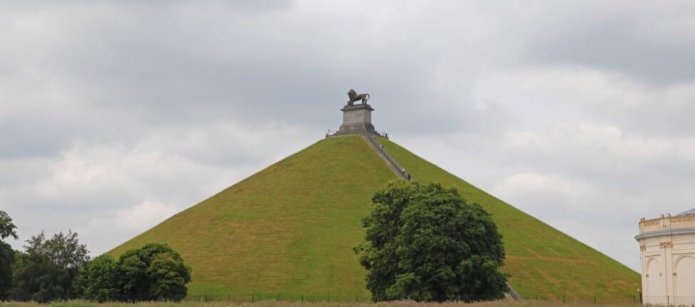 Butte du lion, champ de bataille de Waterloo