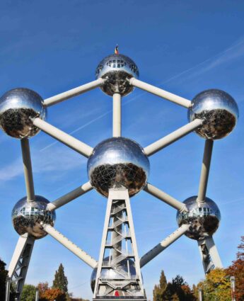 Atomium de Bruxelles en automne