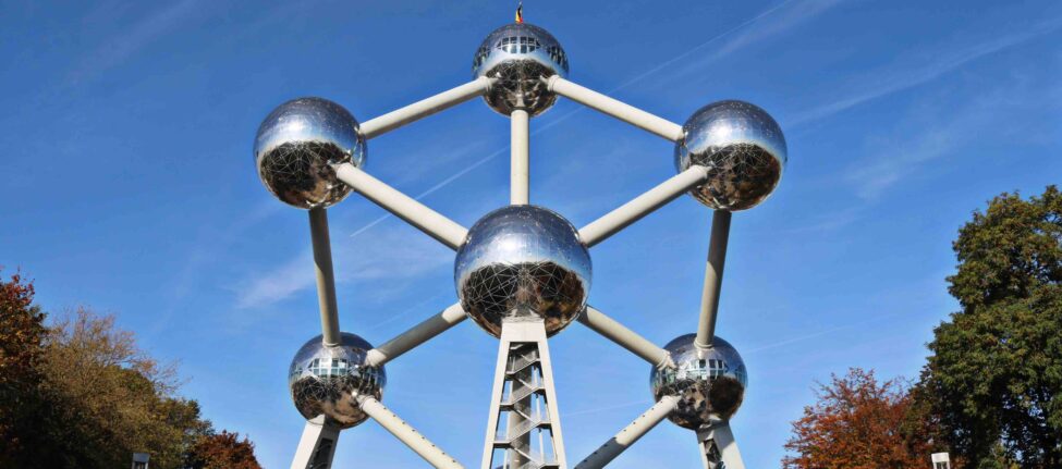 Atomium de Bruxelles en automne