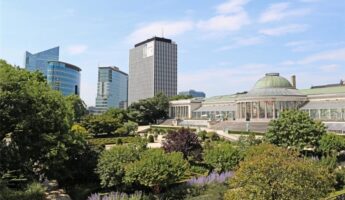 Jardin botanique dans la commune de Bruxelles