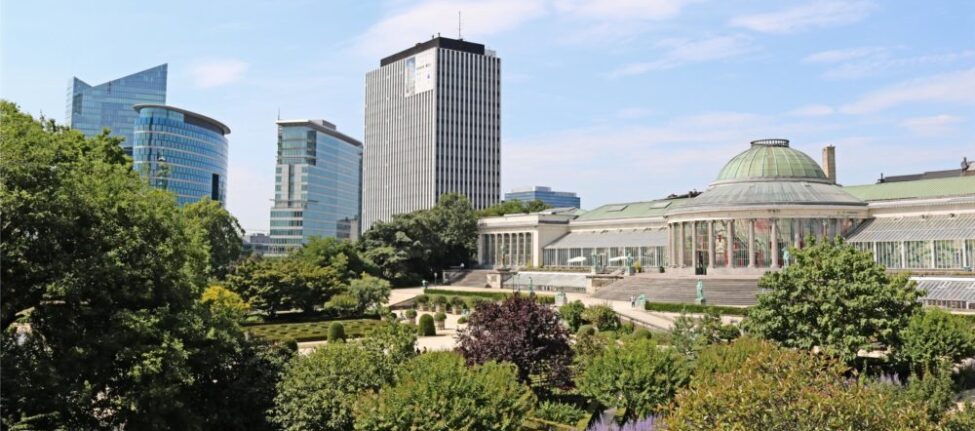 Jardin botanique dans la commune de Bruxelles