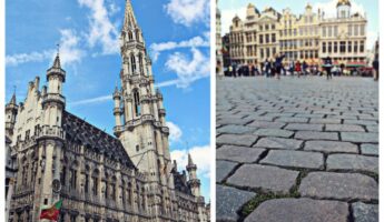 Pavés sur la Grand-Place de Bruxelles