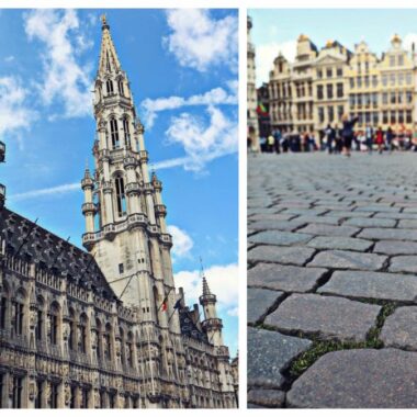 Pavés sur la Grand-Place de Bruxelles