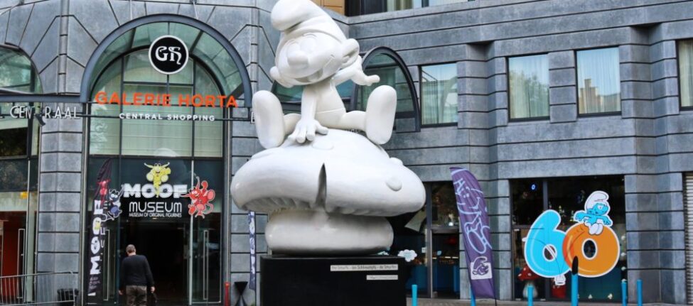 Schtroumpf MOOF galerie Horta