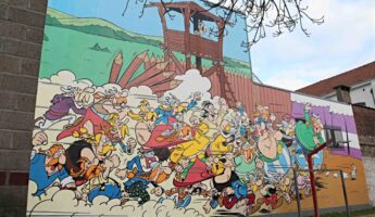 Astérix Parcours BD Bruxelles Sainte Catherine