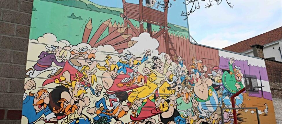 Astérix Parcours BD Bruxelles Sainte Catherine