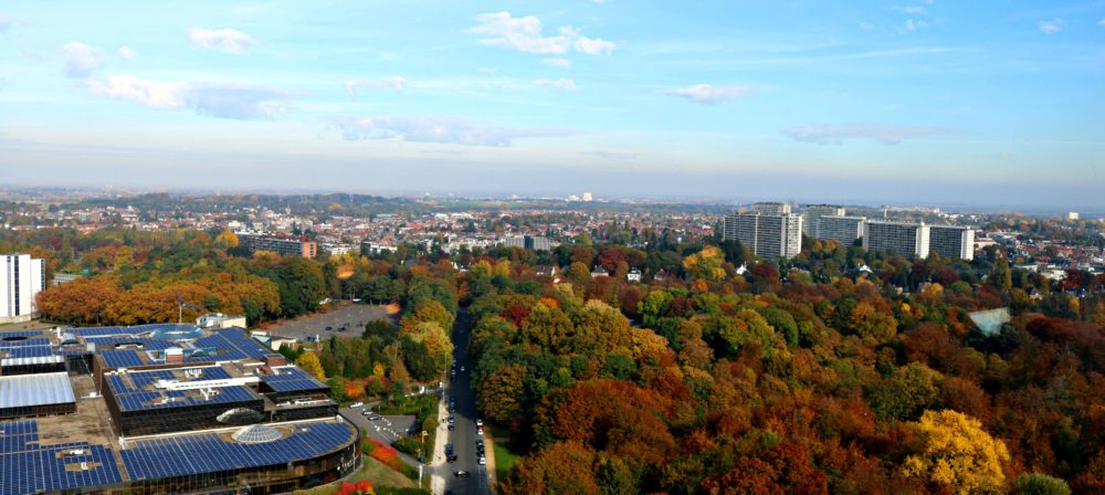 Vue sur Bruxelles depuis l'Atomium