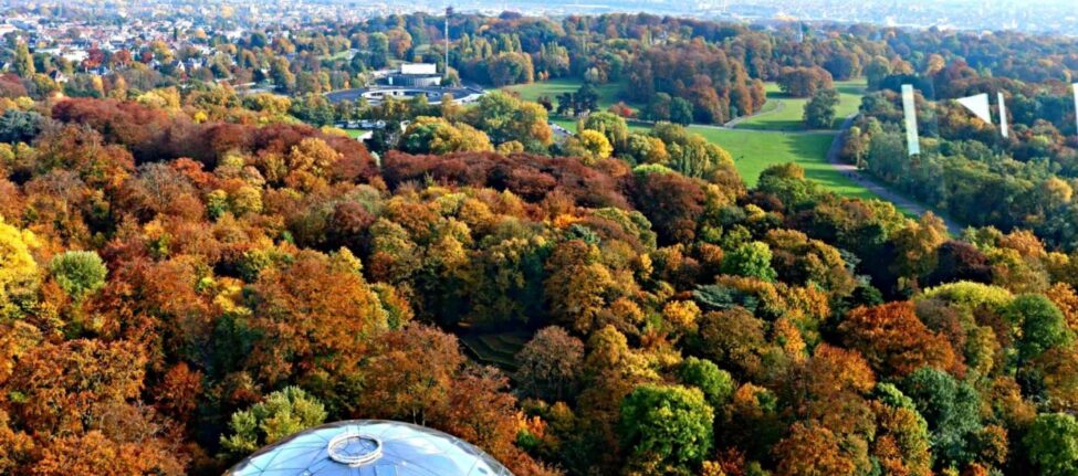 Bruxelles Atomium Automne