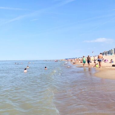 Knokke le Zoute plage de Belgique